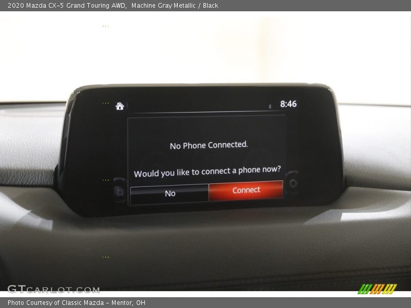 Machine Gray Metallic / Black 2020 Mazda CX-5 Grand Touring AWD