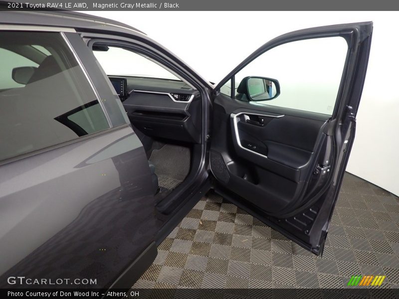 Magnetic Gray Metallic / Black 2021 Toyota RAV4 LE AWD