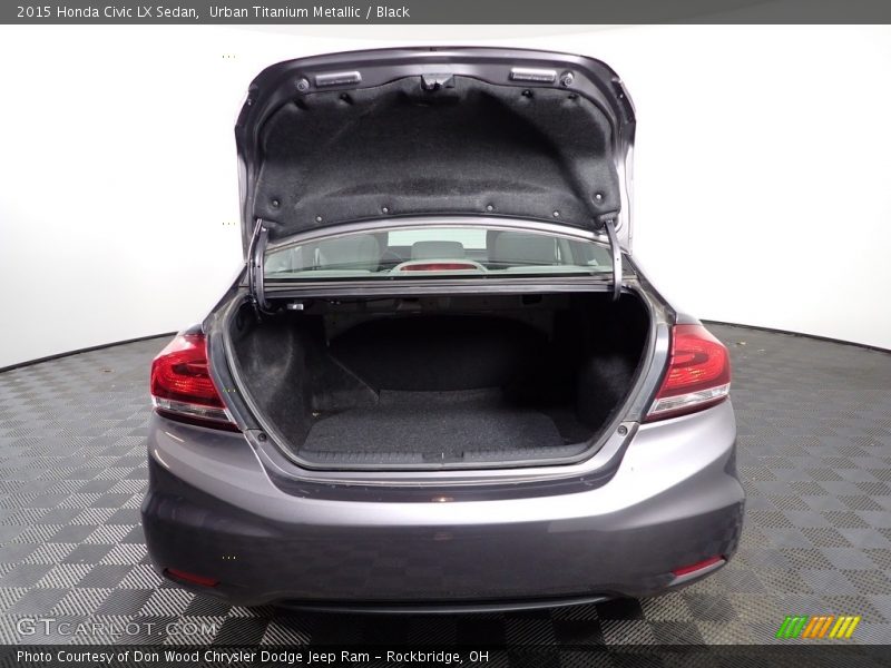 Urban Titanium Metallic / Black 2015 Honda Civic LX Sedan