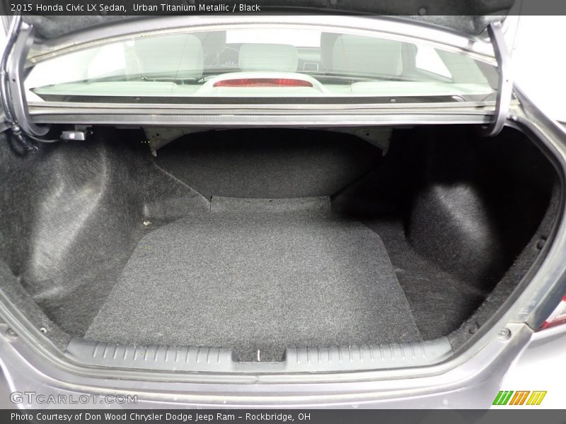 Urban Titanium Metallic / Black 2015 Honda Civic LX Sedan