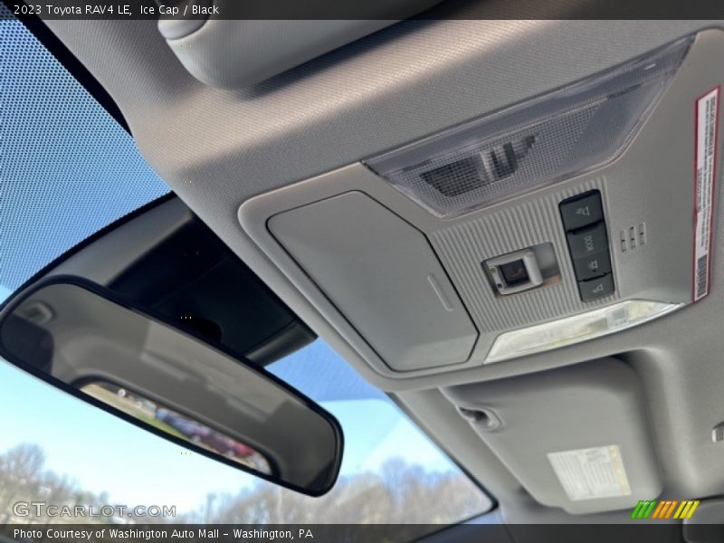 Ice Cap / Black 2023 Toyota RAV4 LE