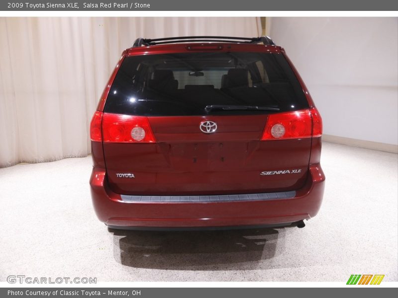 Salsa Red Pearl / Stone 2009 Toyota Sienna XLE