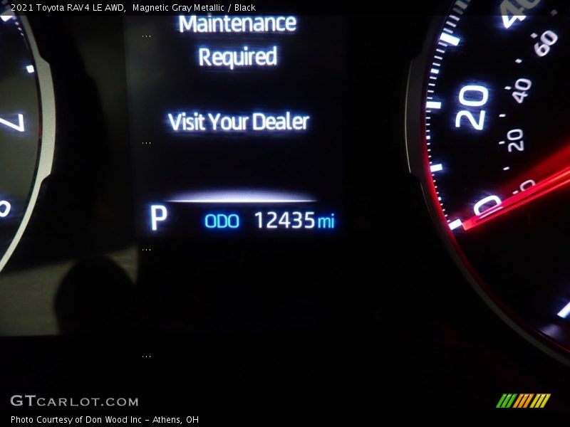Magnetic Gray Metallic / Black 2021 Toyota RAV4 LE AWD