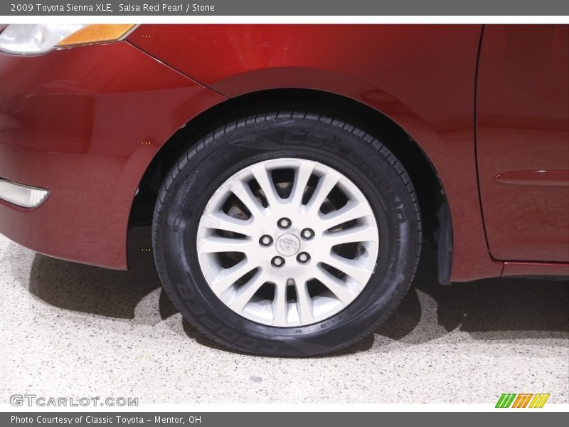Salsa Red Pearl / Stone 2009 Toyota Sienna XLE