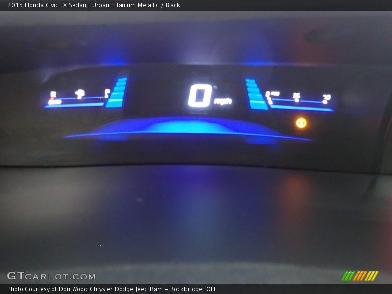 Urban Titanium Metallic / Black 2015 Honda Civic LX Sedan