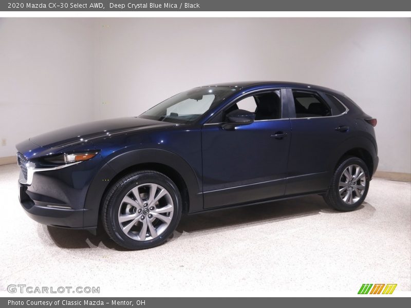 Deep Crystal Blue Mica / Black 2020 Mazda CX-30 Select AWD