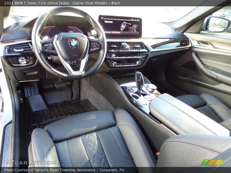 Glacier Silver Metallic / Black 2021 BMW 5 Series 530i xDrive Sedan