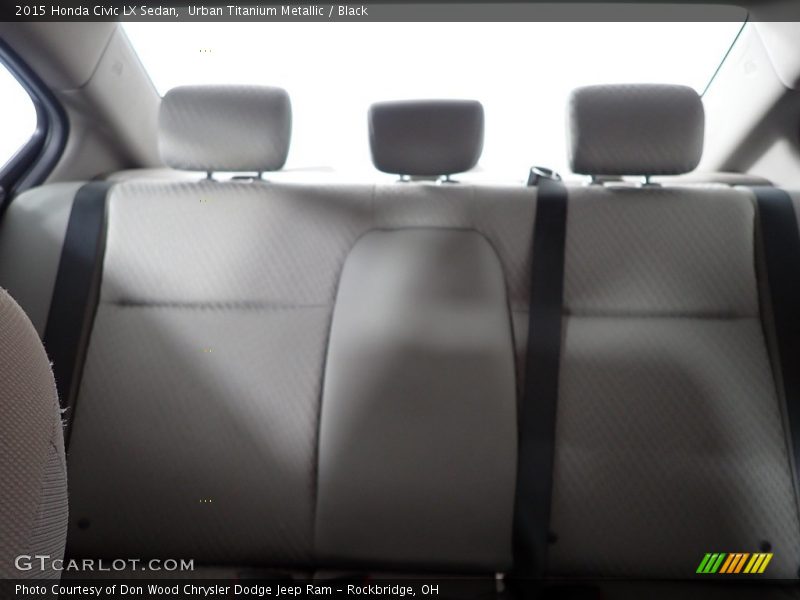 Urban Titanium Metallic / Black 2015 Honda Civic LX Sedan