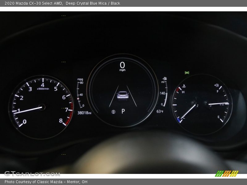 Deep Crystal Blue Mica / Black 2020 Mazda CX-30 Select AWD