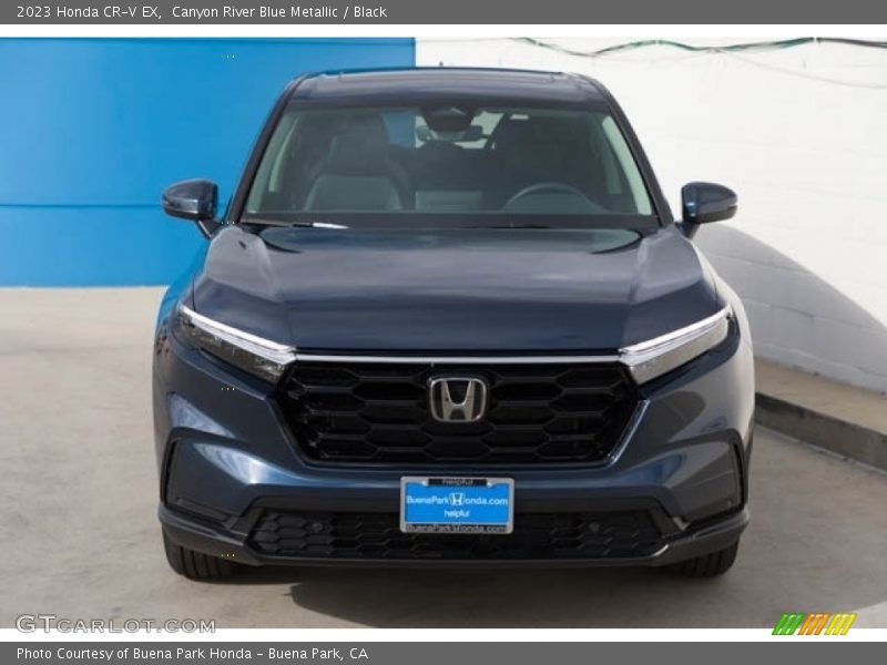 Canyon River Blue Metallic / Black 2023 Honda CR-V EX