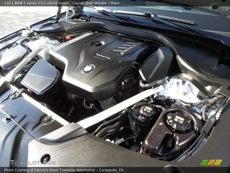Glacier Silver Metallic / Black 2021 BMW 5 Series 530i xDrive Sedan