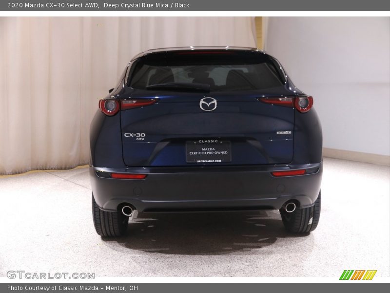 Deep Crystal Blue Mica / Black 2020 Mazda CX-30 Select AWD