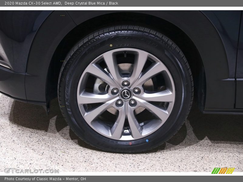 Deep Crystal Blue Mica / Black 2020 Mazda CX-30 Select AWD