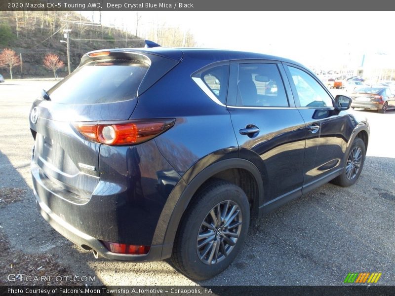 Deep Crystal Blue Mica / Black 2020 Mazda CX-5 Touring AWD