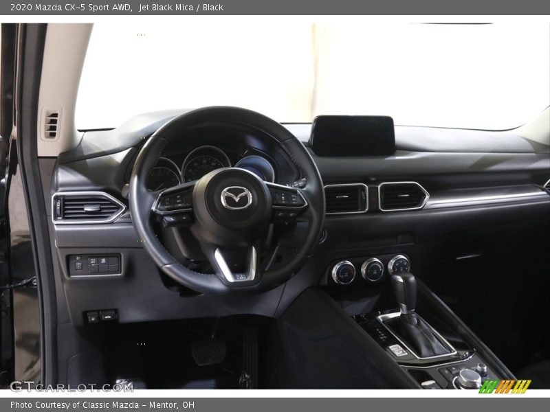 Jet Black Mica / Black 2020 Mazda CX-5 Sport AWD