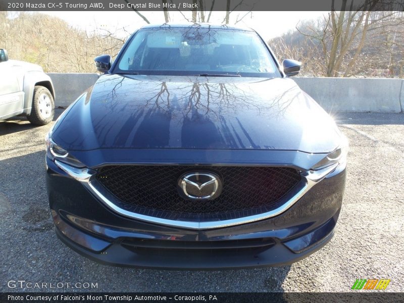 Deep Crystal Blue Mica / Black 2020 Mazda CX-5 Touring AWD