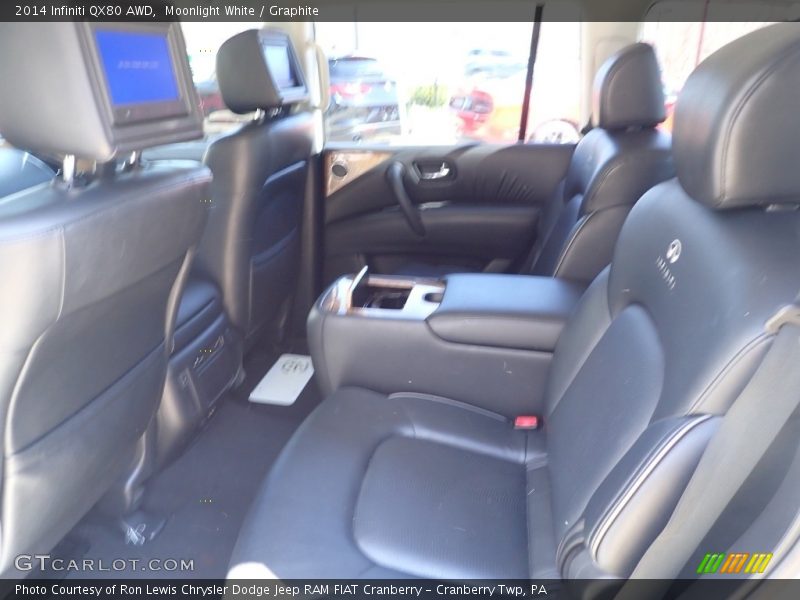 Moonlight White / Graphite 2014 Infiniti QX80 AWD