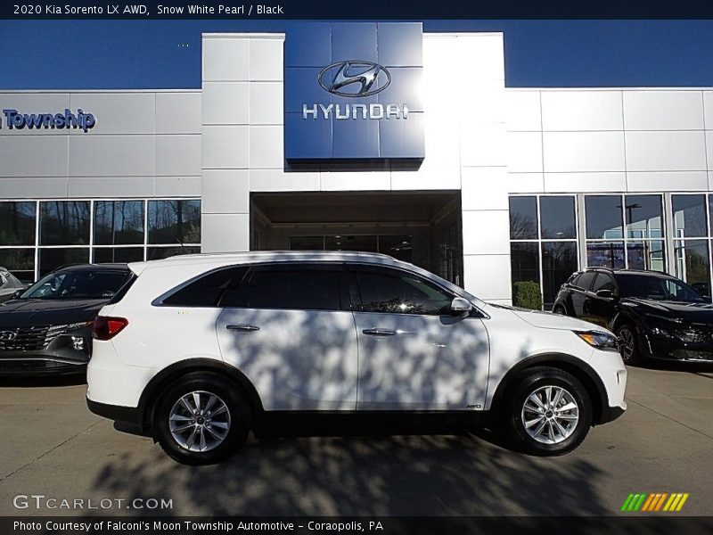 Snow White Pearl / Black 2020 Kia Sorento LX AWD