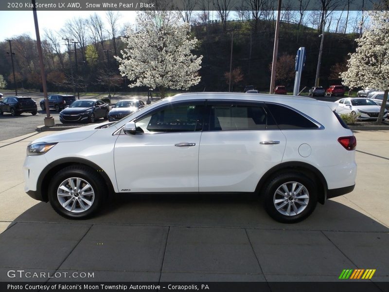 Snow White Pearl / Black 2020 Kia Sorento LX AWD