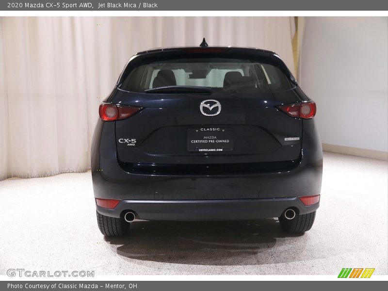 Jet Black Mica / Black 2020 Mazda CX-5 Sport AWD