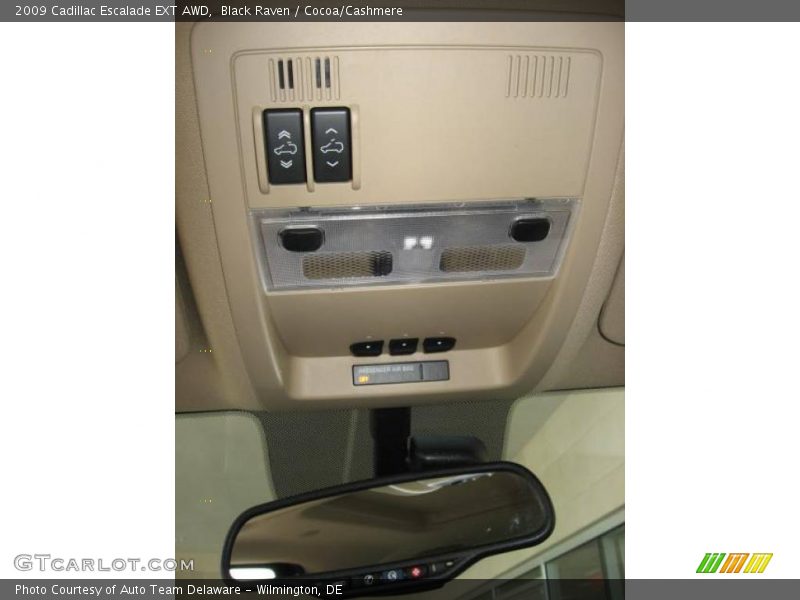 Black Raven / Cocoa/Cashmere 2009 Cadillac Escalade EXT AWD