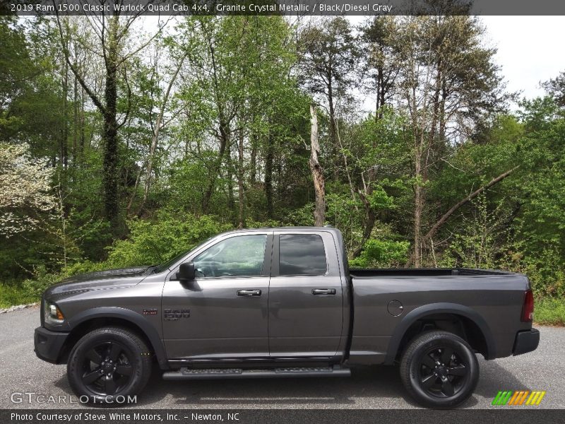 Granite Crystal Metallic / Black/Diesel Gray 2019 Ram 1500 Classic Warlock Quad Cab 4x4