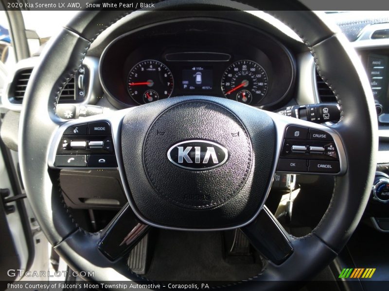 Snow White Pearl / Black 2020 Kia Sorento LX AWD
