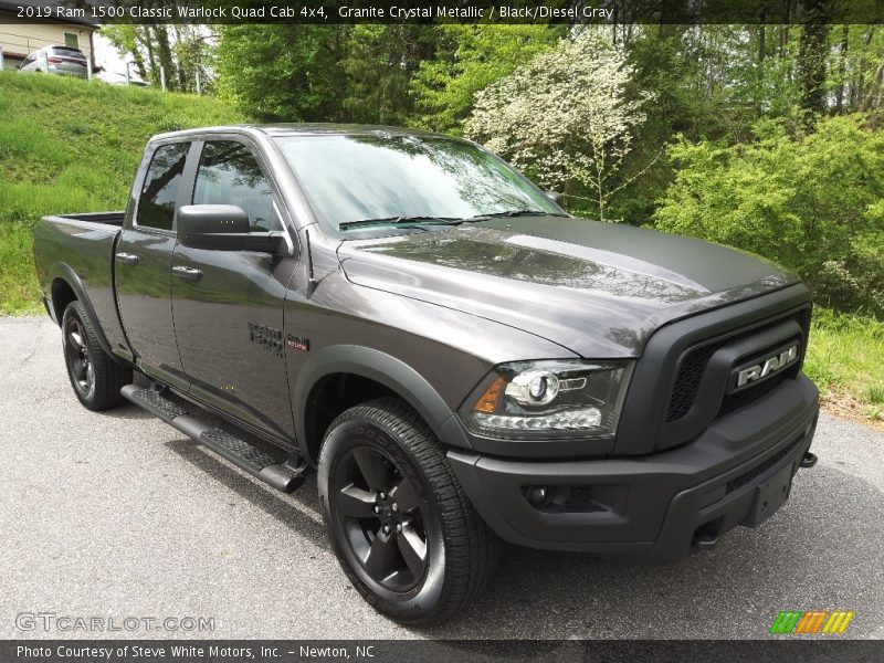Granite Crystal Metallic / Black/Diesel Gray 2019 Ram 1500 Classic Warlock Quad Cab 4x4