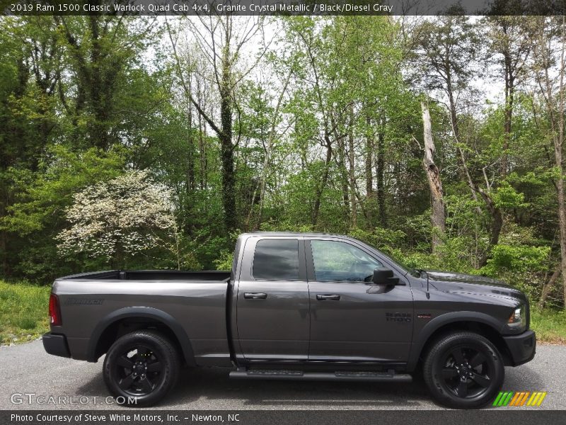 Granite Crystal Metallic / Black/Diesel Gray 2019 Ram 1500 Classic Warlock Quad Cab 4x4