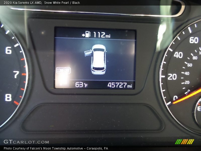 Snow White Pearl / Black 2020 Kia Sorento LX AWD