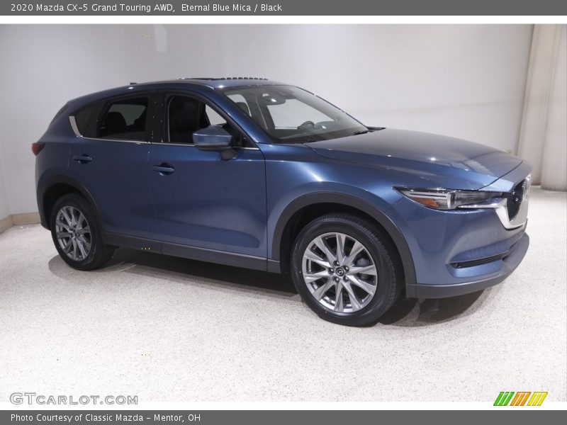 Eternal Blue Mica / Black 2020 Mazda CX-5 Grand Touring AWD