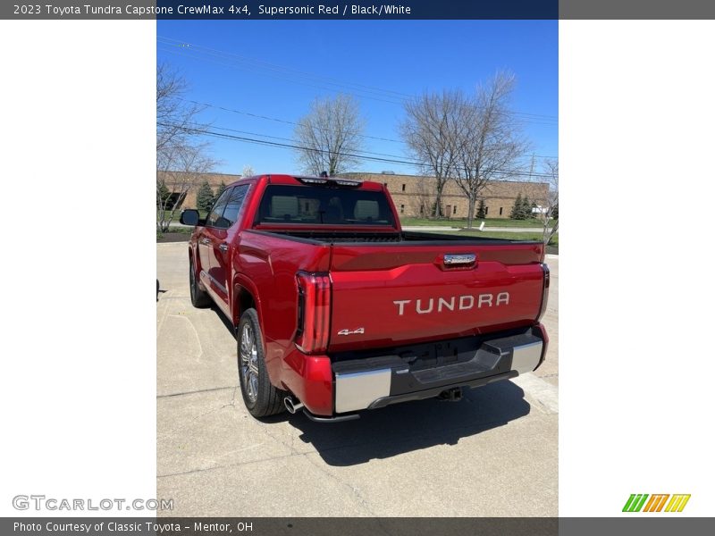 Supersonic Red / Black/White 2023 Toyota Tundra Capstone CrewMax 4x4