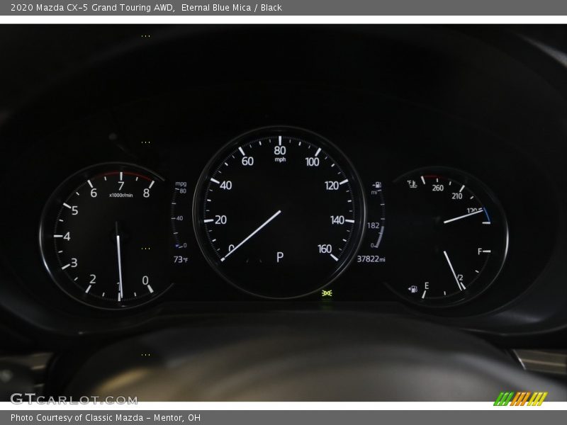 Eternal Blue Mica / Black 2020 Mazda CX-5 Grand Touring AWD