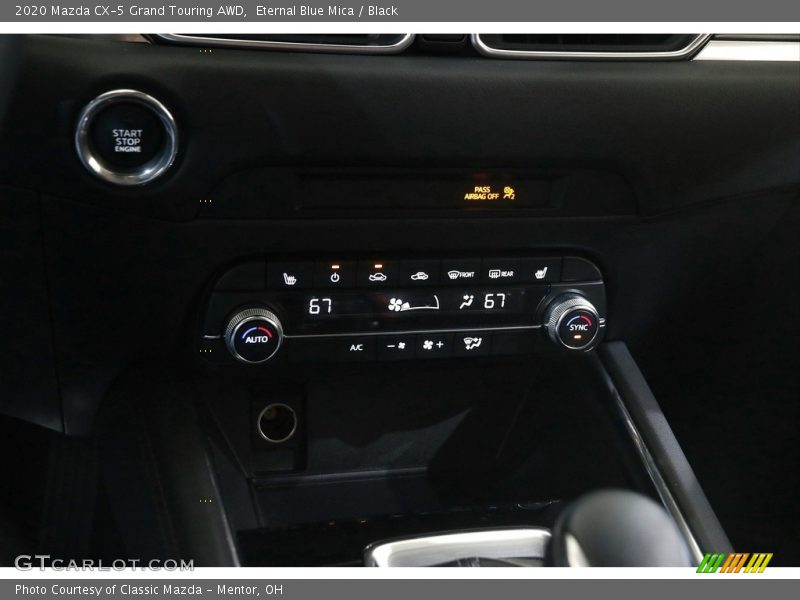 Eternal Blue Mica / Black 2020 Mazda CX-5 Grand Touring AWD