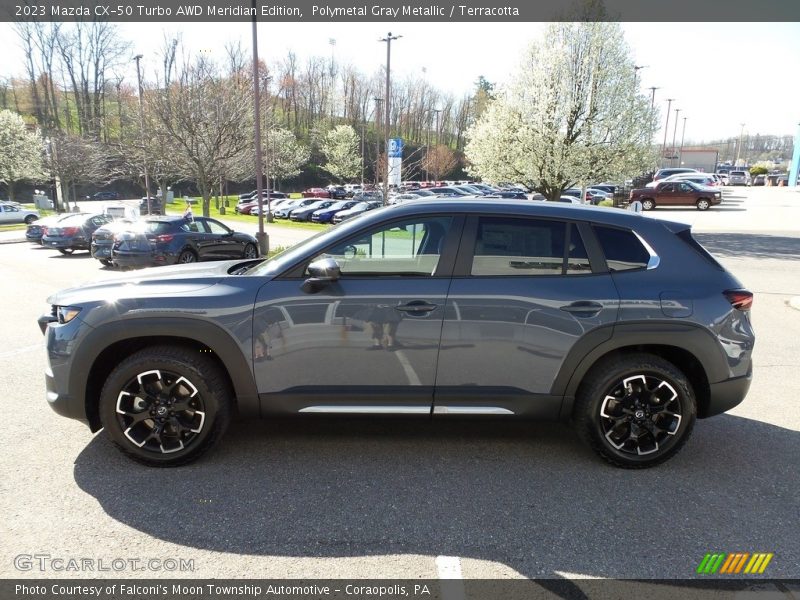 Polymetal Gray Metallic / Terracotta 2023 Mazda CX-50 Turbo AWD Meridian Edition