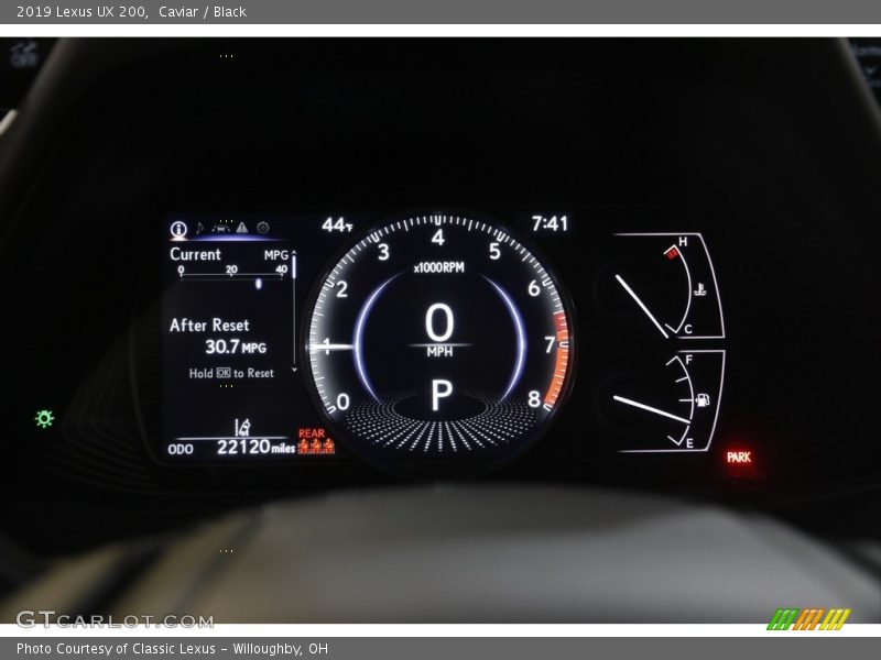  2019 UX 200 200 Gauges