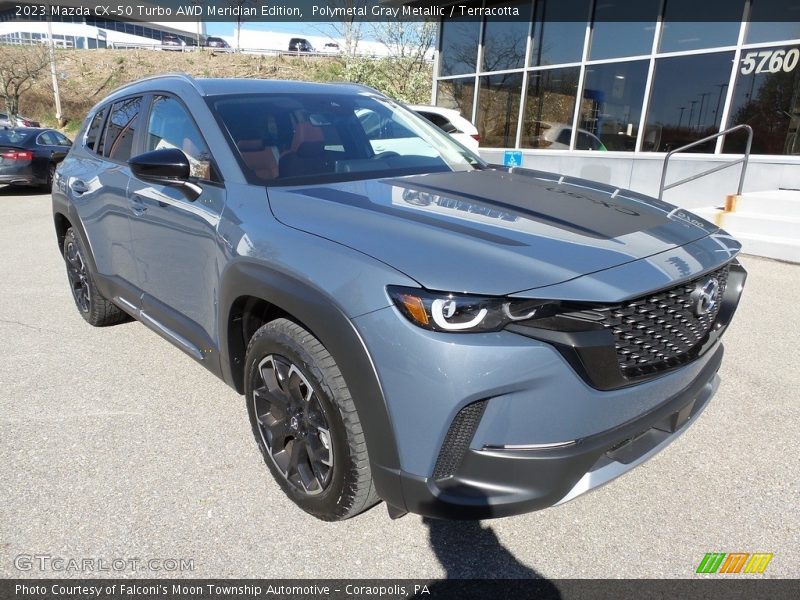 Polymetal Gray Metallic / Terracotta 2023 Mazda CX-50 Turbo AWD Meridian Edition