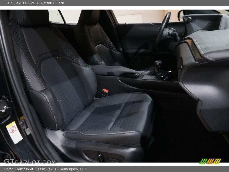 Front Seat of 2019 UX 200