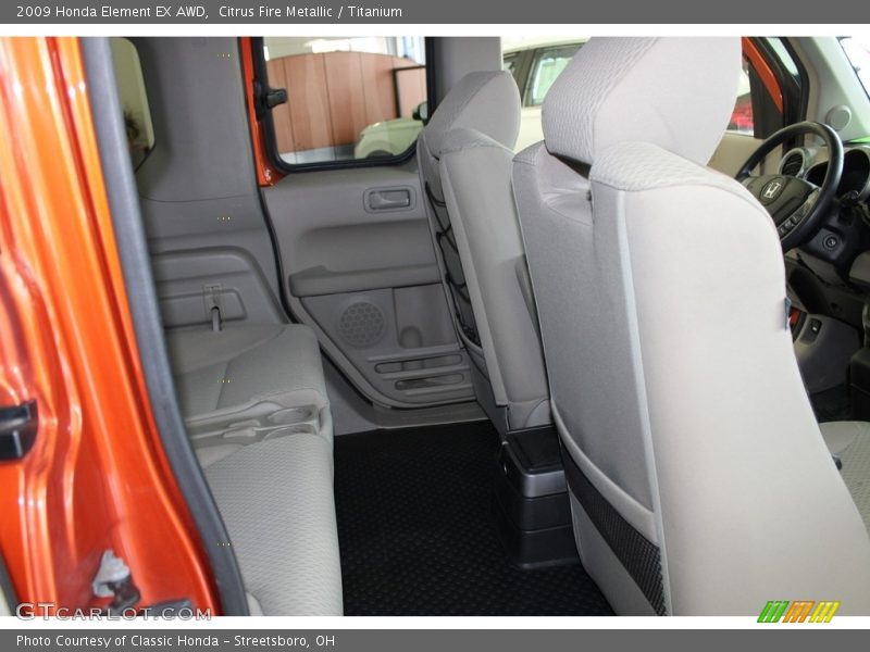 Citrus Fire Metallic / Titanium 2009 Honda Element EX AWD
