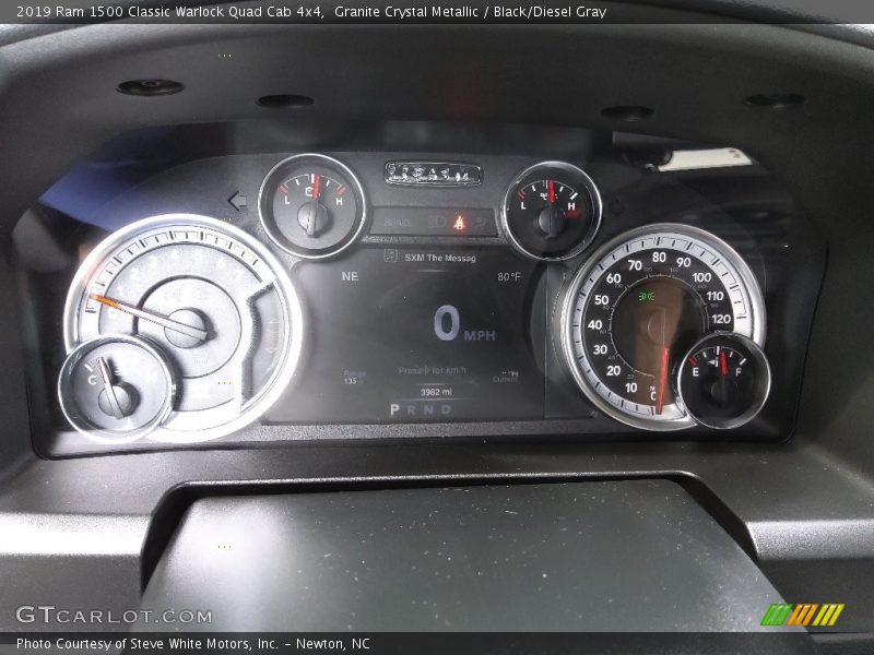 Granite Crystal Metallic / Black/Diesel Gray 2019 Ram 1500 Classic Warlock Quad Cab 4x4