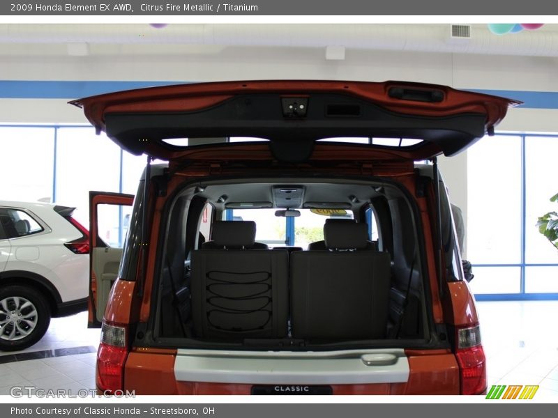 Citrus Fire Metallic / Titanium 2009 Honda Element EX AWD