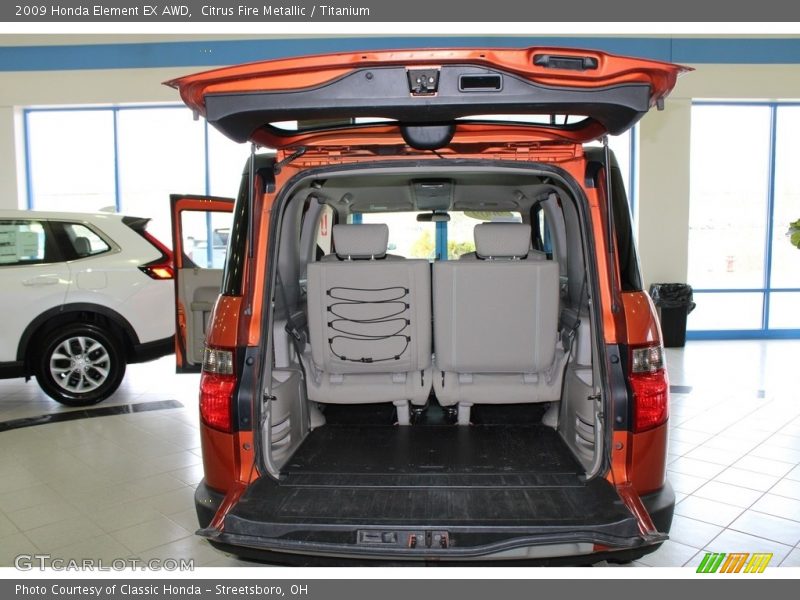 Citrus Fire Metallic / Titanium 2009 Honda Element EX AWD