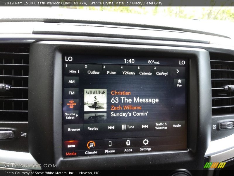Granite Crystal Metallic / Black/Diesel Gray 2019 Ram 1500 Classic Warlock Quad Cab 4x4