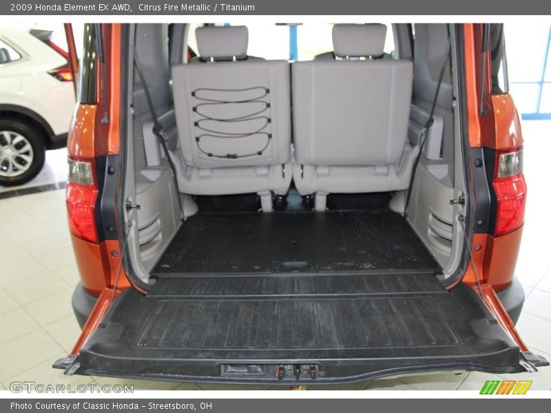 Citrus Fire Metallic / Titanium 2009 Honda Element EX AWD