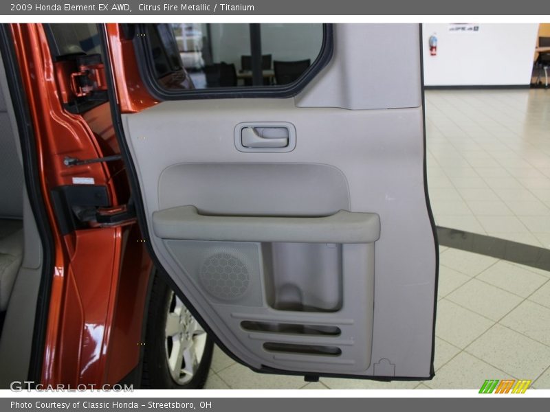Citrus Fire Metallic / Titanium 2009 Honda Element EX AWD