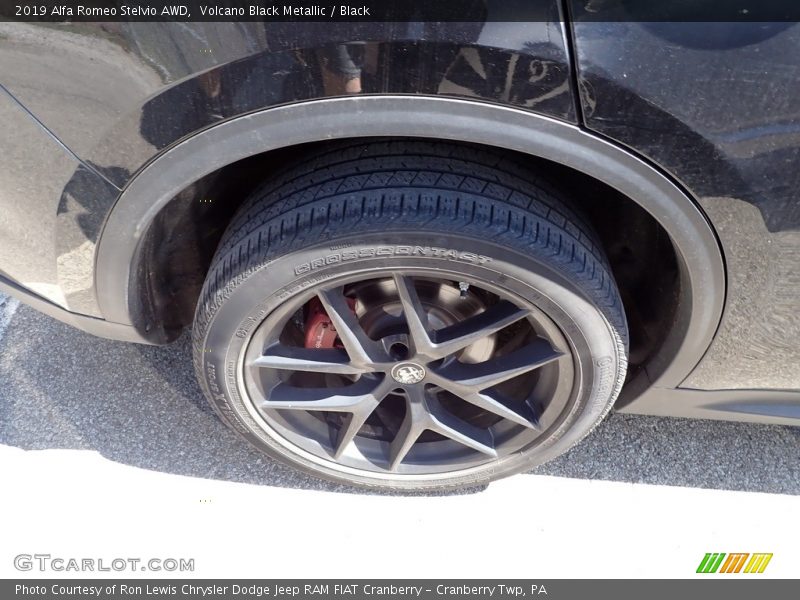 Volcano Black Metallic / Black 2019 Alfa Romeo Stelvio AWD