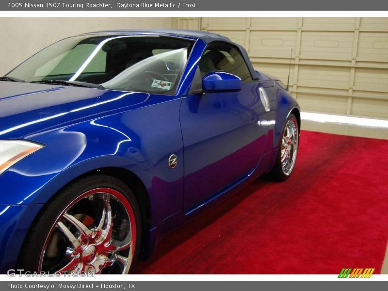 Daytona Blue Metallic / Frost 2005 Nissan 350Z Touring Roadster