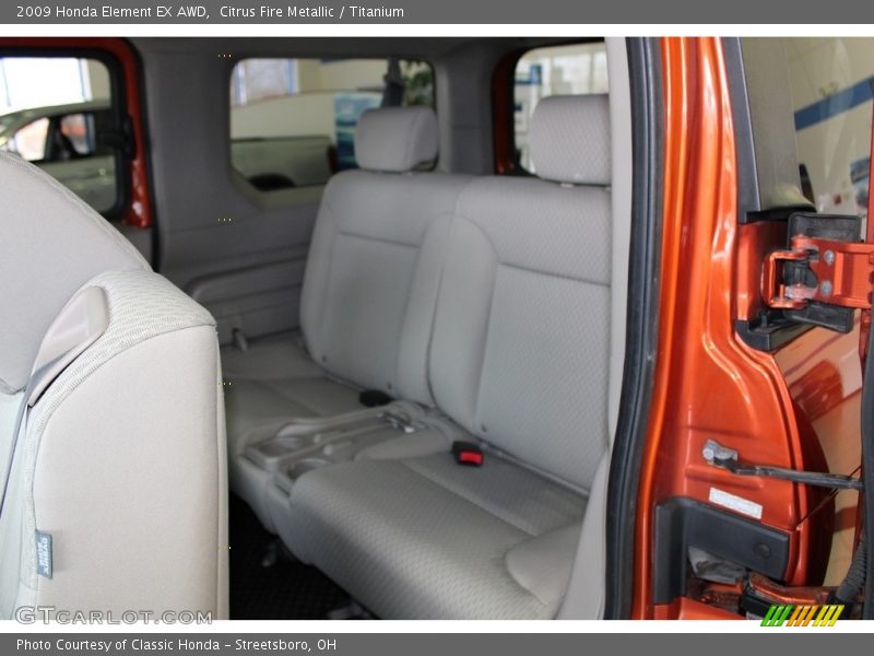 Citrus Fire Metallic / Titanium 2009 Honda Element EX AWD