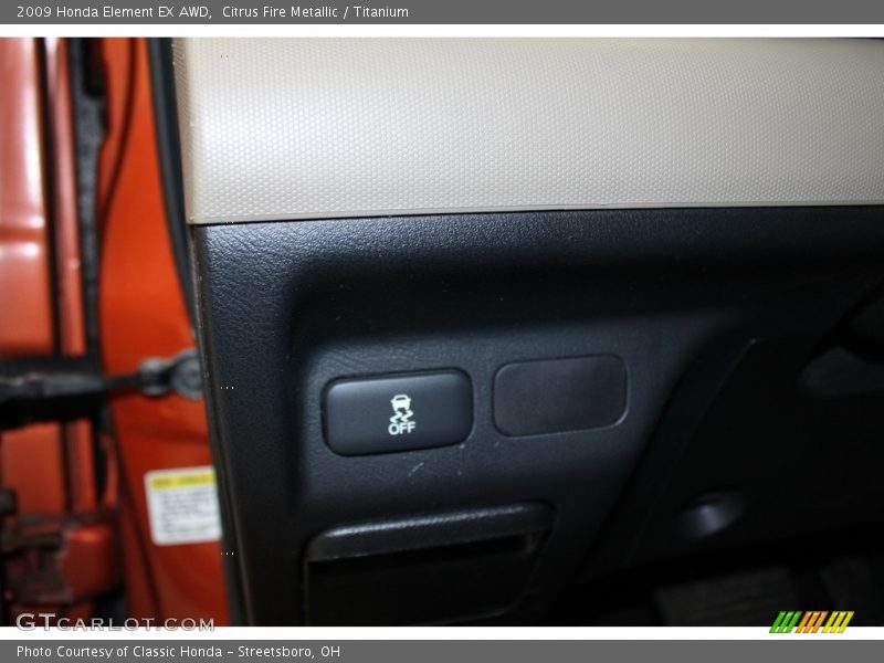 Citrus Fire Metallic / Titanium 2009 Honda Element EX AWD