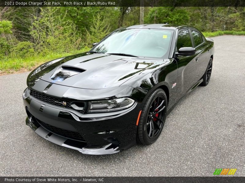 Pitch Black / Black/Ruby Red 2021 Dodge Charger Scat Pack